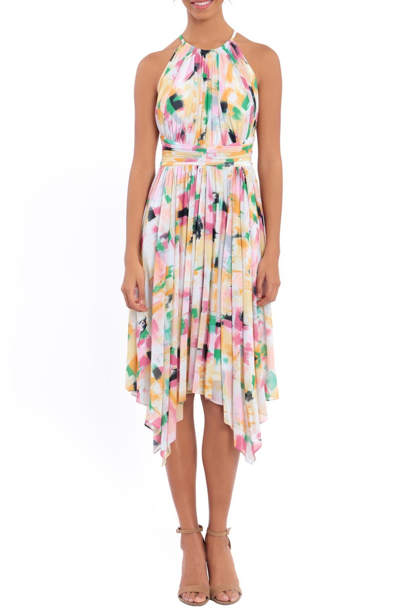 Pleated Halter Handkerchief Dress | The Clothes Tree Pleated Halter Handkerchief Dress | The Clothes Tree