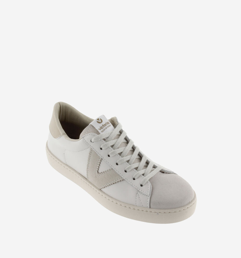 Berlin Leather & Split Leather Sneakers | Hielo