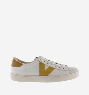 Berlin Leather & Split Leather Sneakers | Mostaza