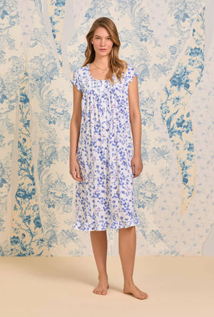 Butterfly Garden Cotton Modal Knit Waltz Nightgown