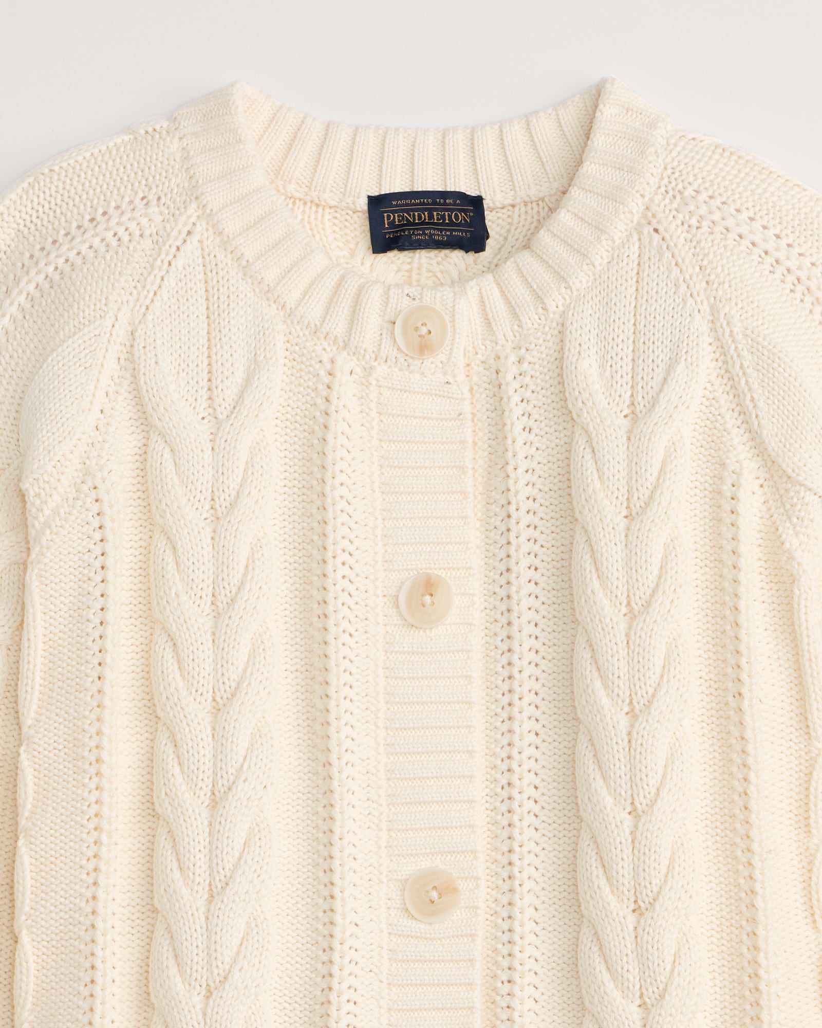 Cotton Cable Cardigan