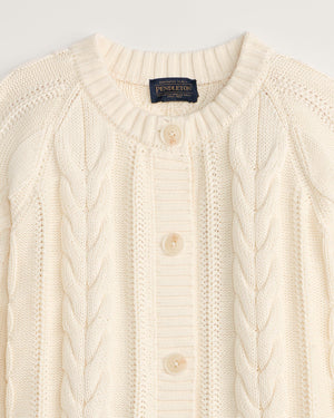 Cotton Cable Cardigan