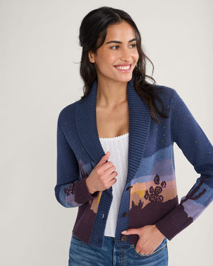 Pendleton Women's Western Scenic Cotton Cardigan