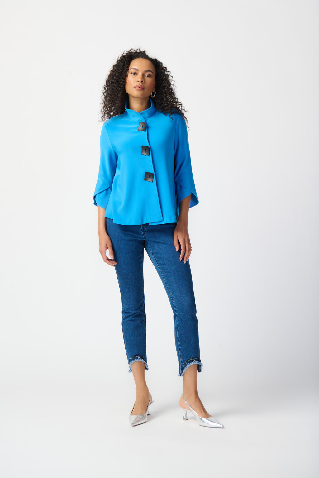 Classic Trapeze Jacket | French Blue