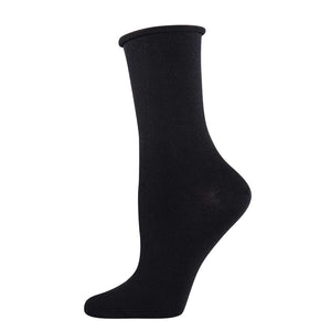 Bamboo Crew Socks | Black