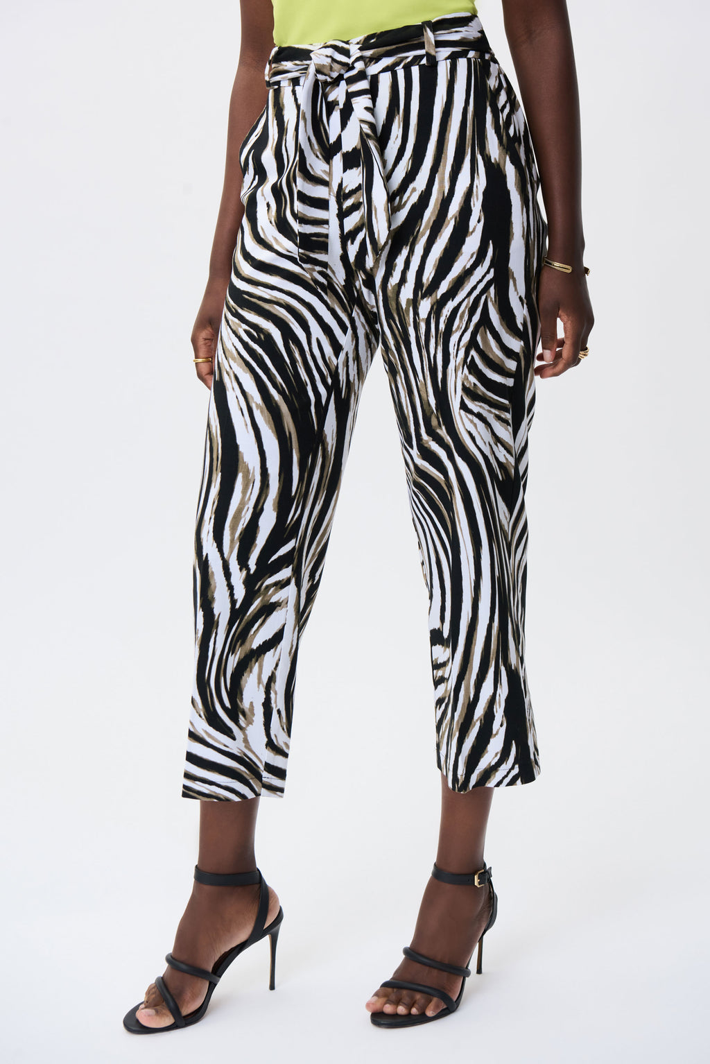 Animal Print Ankle Pant | Vanilla Multi