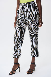 Animal Print Ankle Pant | Vanilla Multi