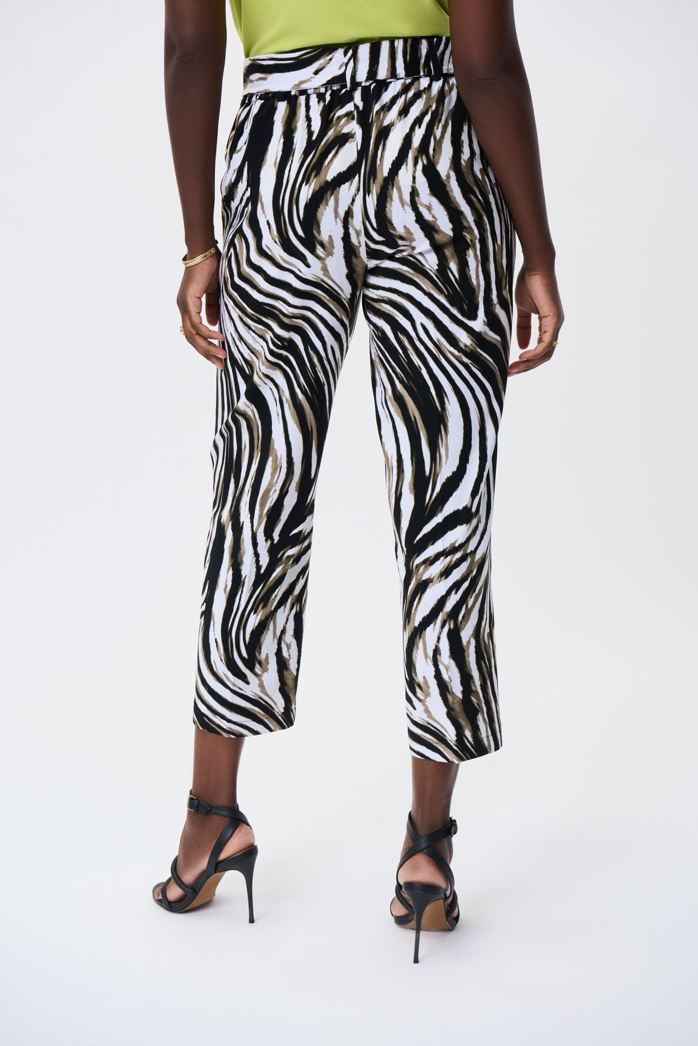 Animal Print Ankle Pant | Vanilla Multi