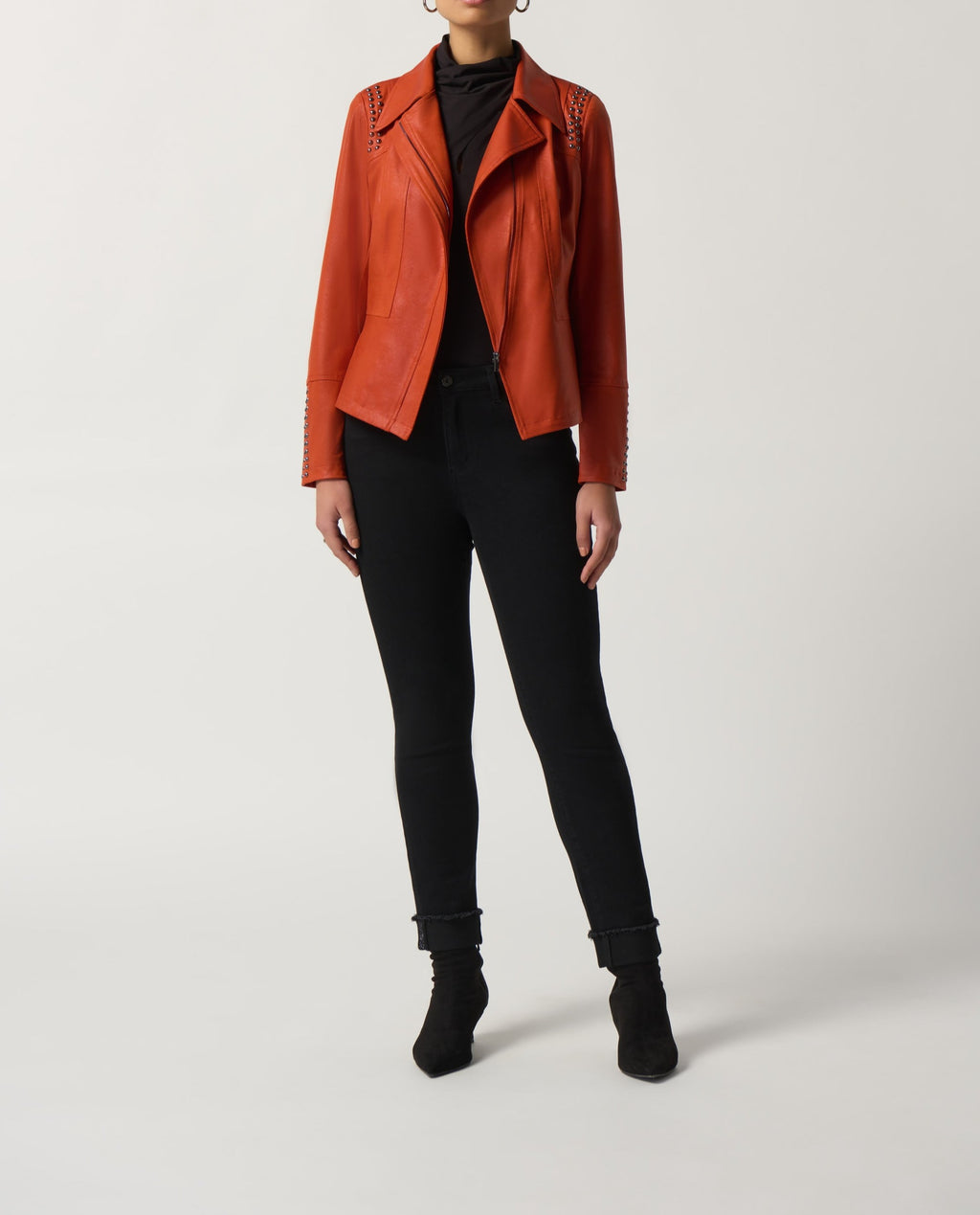 Notched Collar Jacket | Tandoori