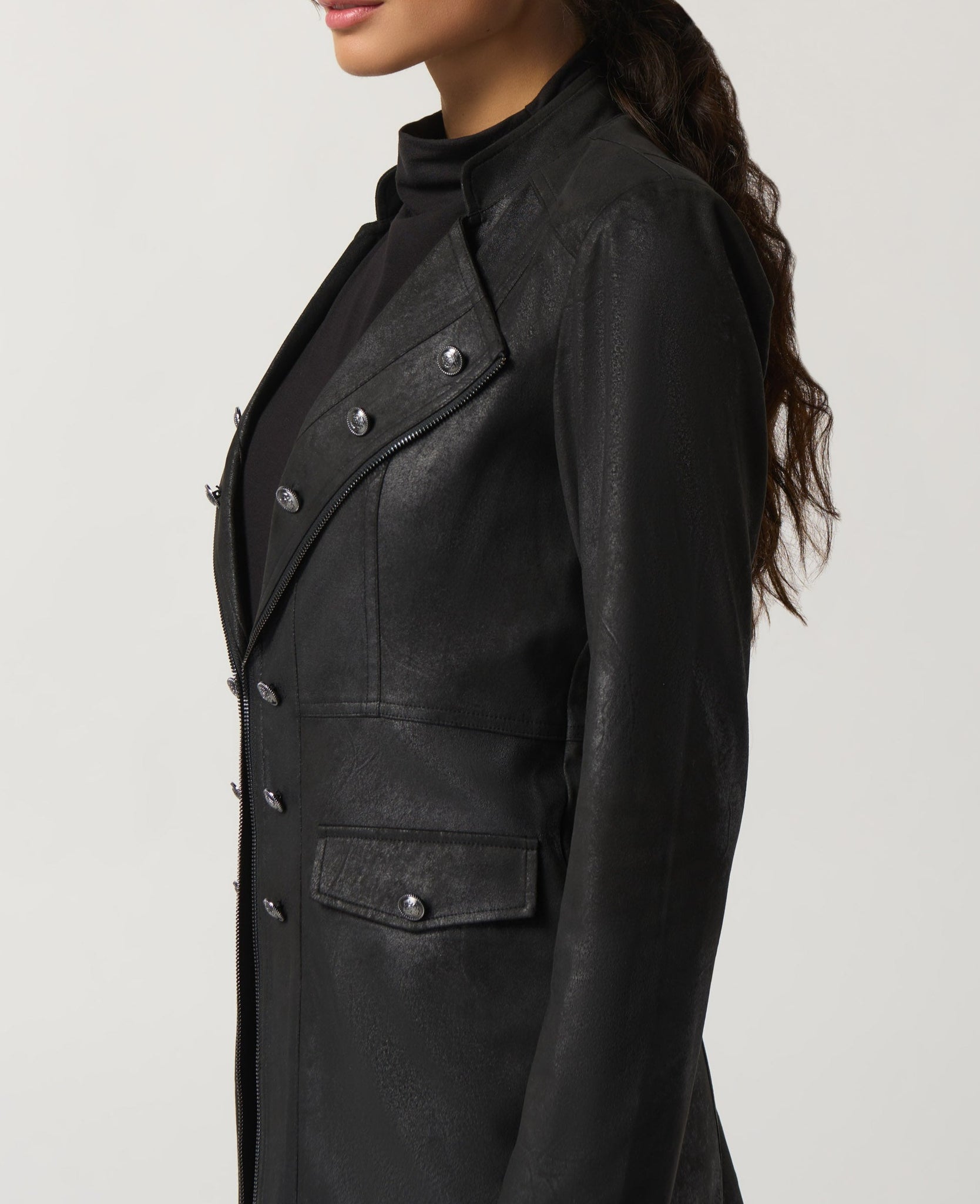 Suede Jacket | Black