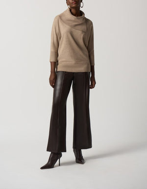 Asymmetrical Sweater | Latte