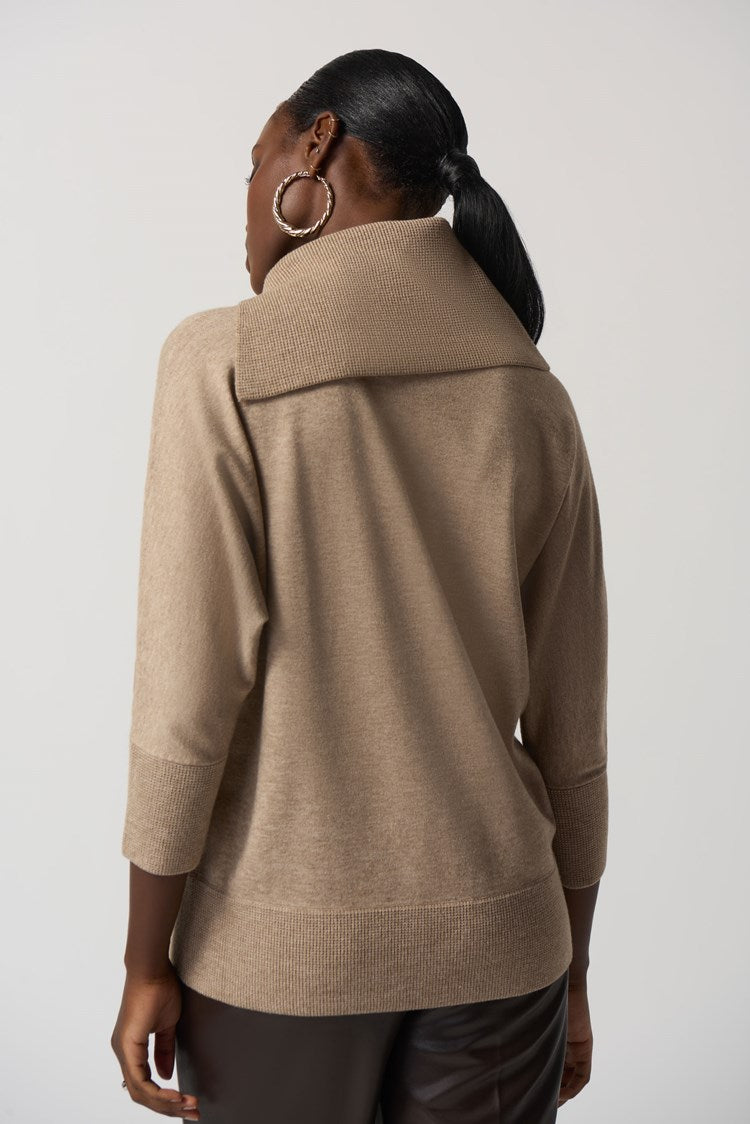 Asymmetrical Sweater | Latte