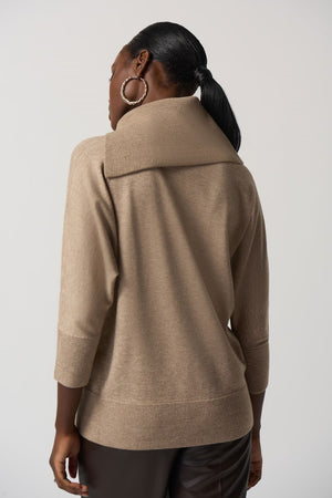 Asymmetrical Sweater | Latte