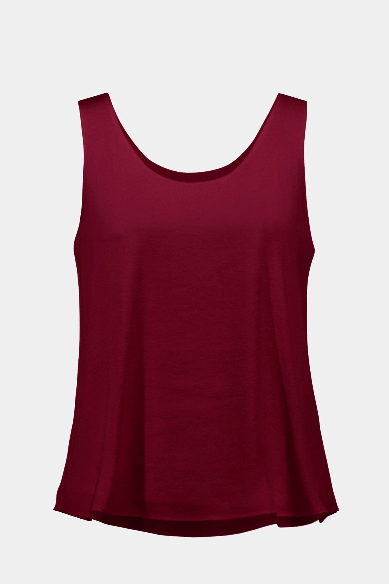 Recycled Hammered Satin Sleeveless Top