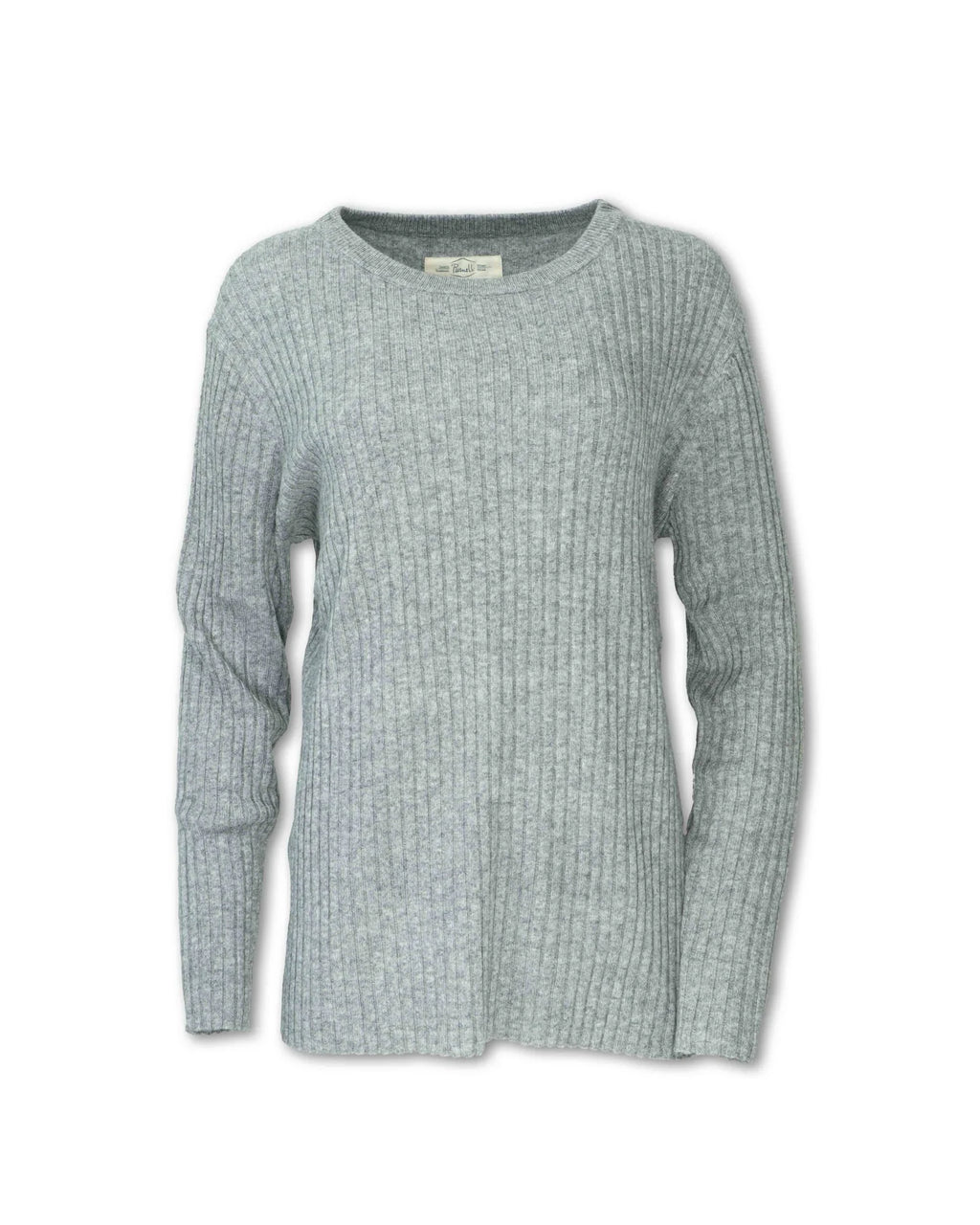 Ribbed Wool Blend Sweater