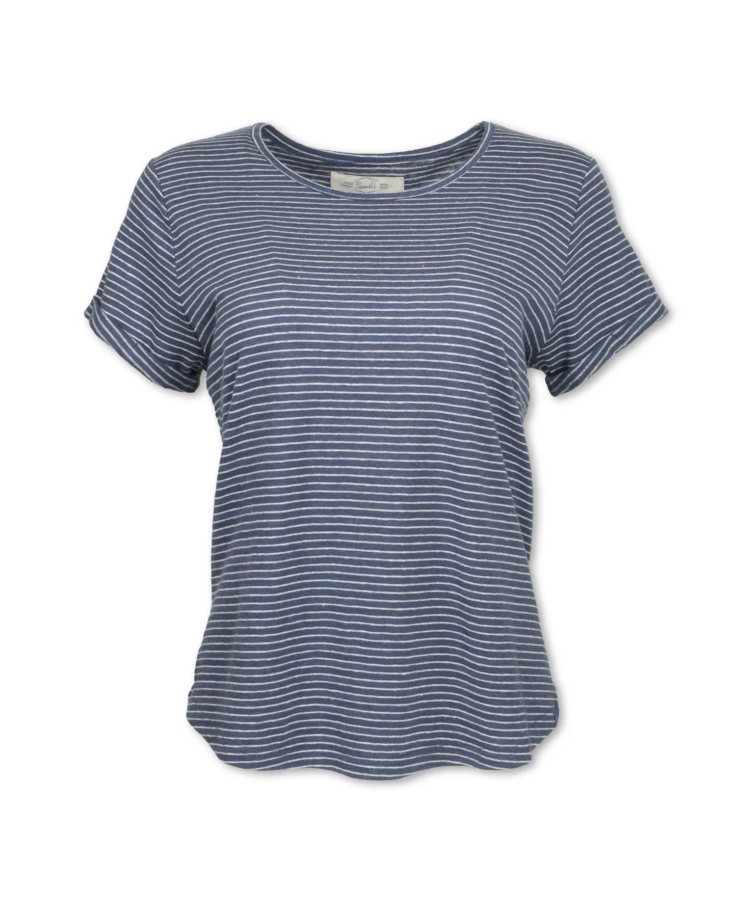 Striped Hemp Blend Tee