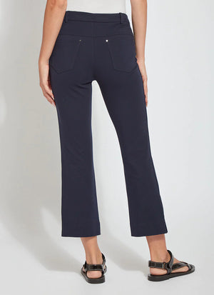 Baby Boot Cut Ankle Pant in True Navy