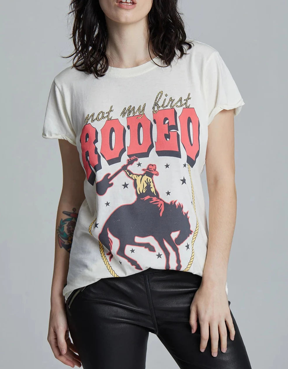 Not My First Rodeo Tee | Pearl