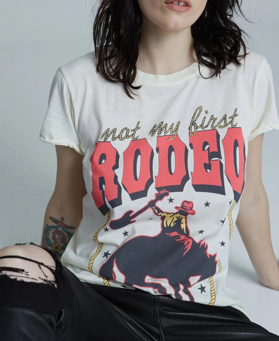 Not My First Rodeo Tee | Pearl
