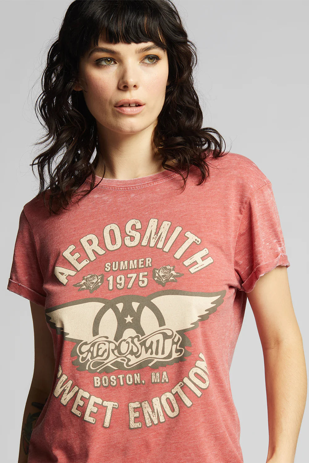 Aerosmith Sweet Emotion Vintage Inspired Band Tee