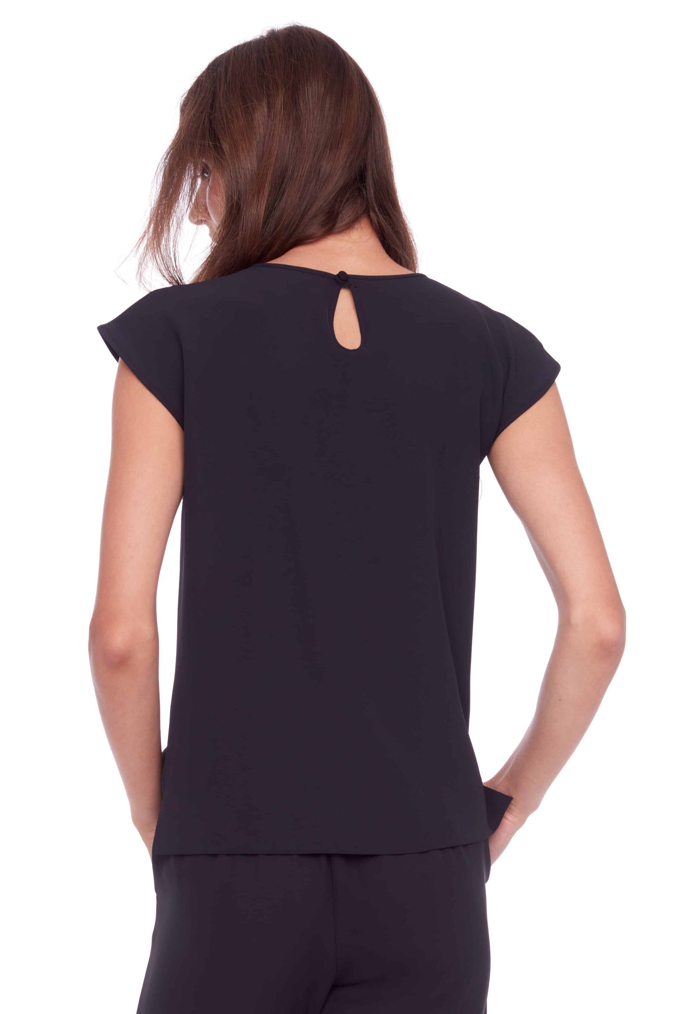 Vegan Silk Cap Sleeve Top