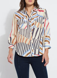 Yesenia Roll Tab Utility Shirt