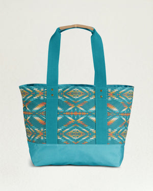 SUMMERLAND BRIGHT CANOPY CANVAS TOTE