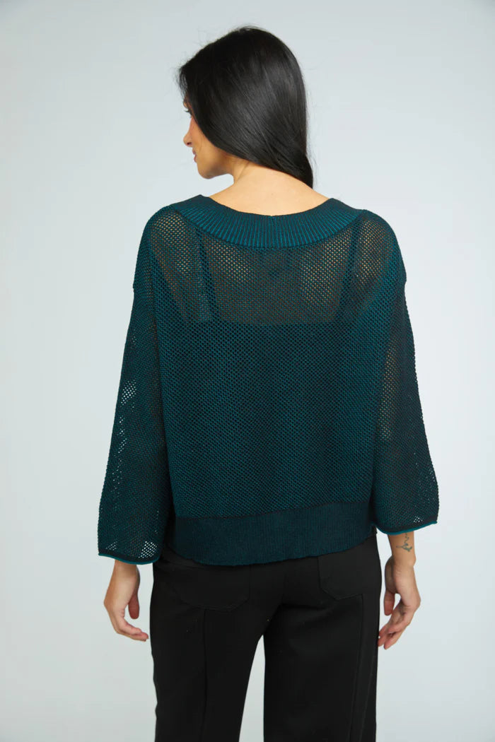 Reversible Mesh Stitch Topper