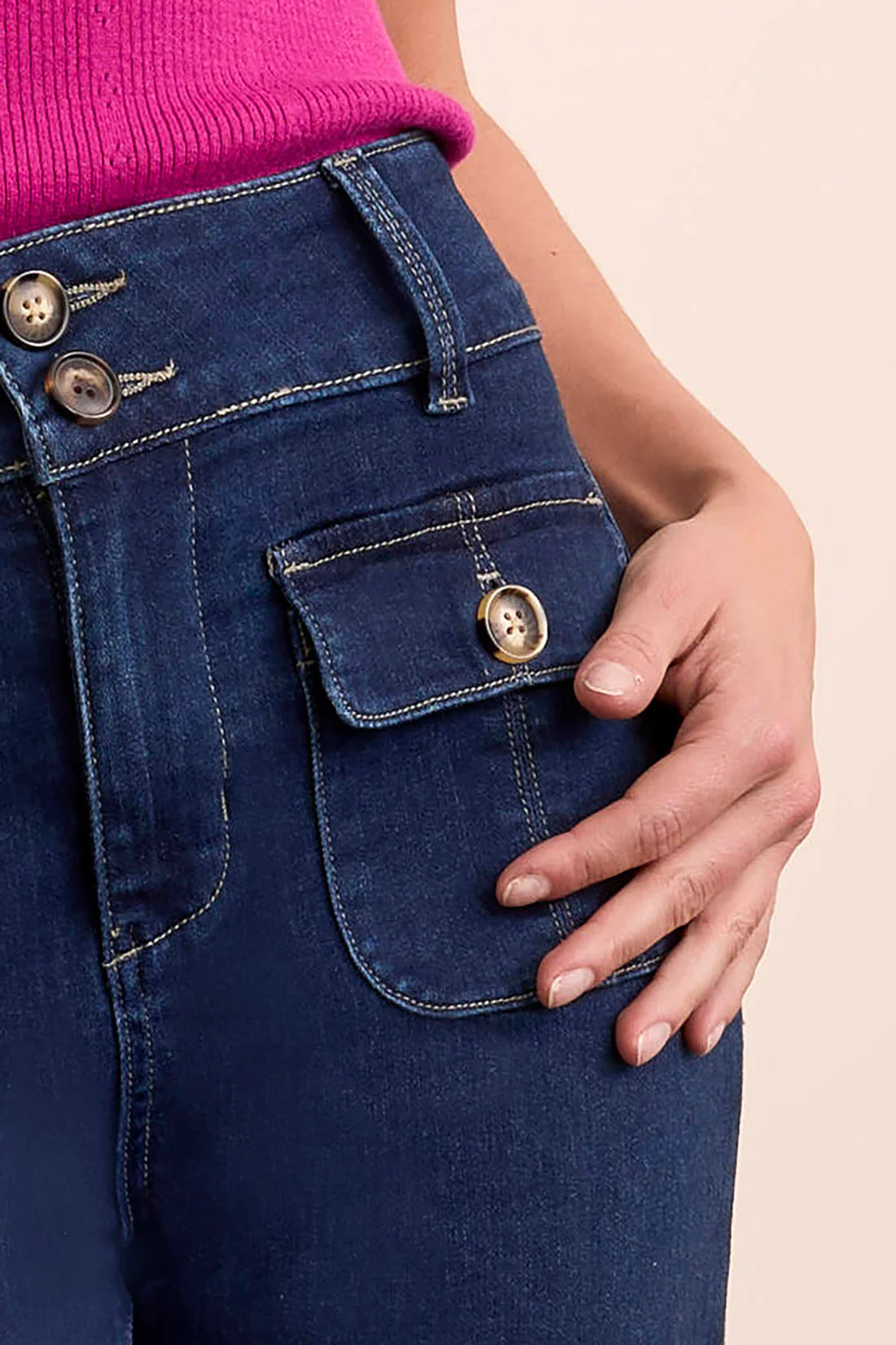 Brooke Comfort Stretch High Rise Trouser