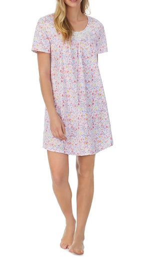 Garden Floral Short Nightgown