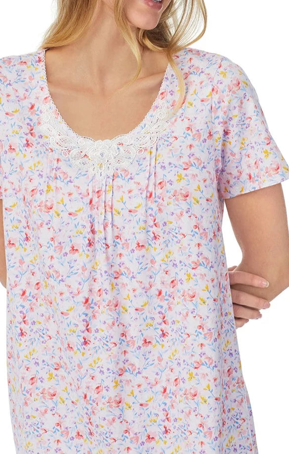 Garden Floral Short Nightgown