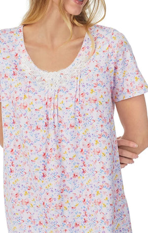 Garden Floral Short Nightgown