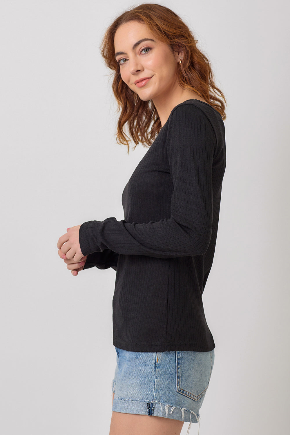 Reverse Coverstitch Top