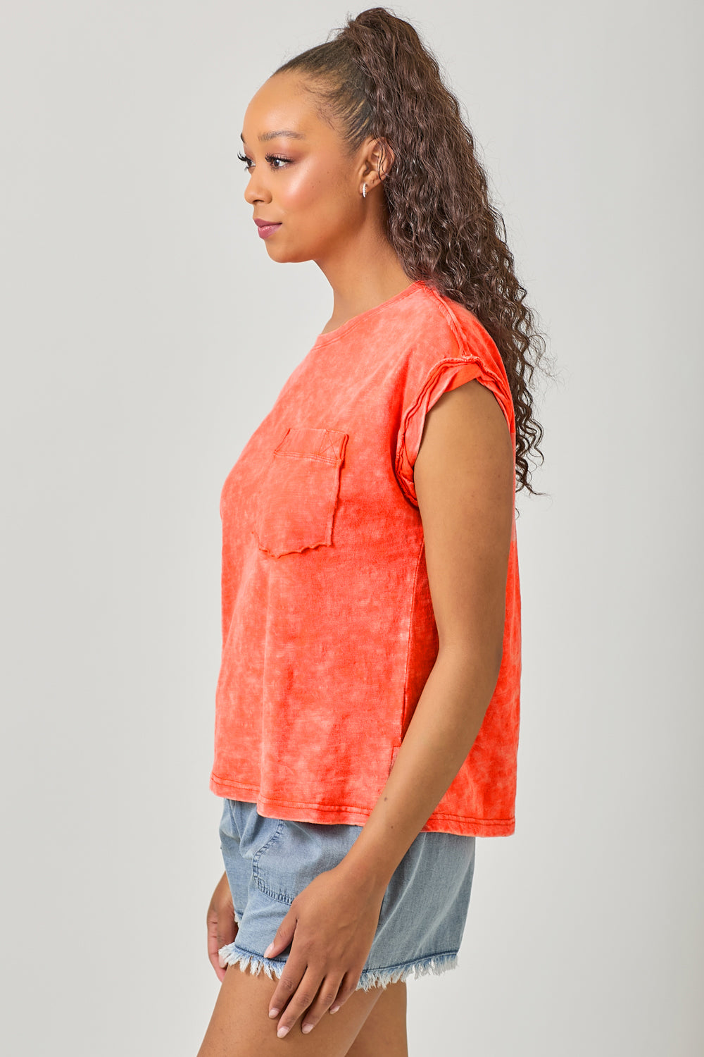 Washed Slouchy Essential Tee