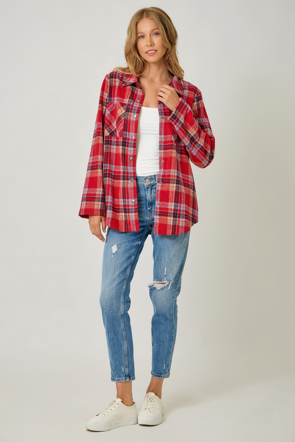 Plaid Shirt Jacket