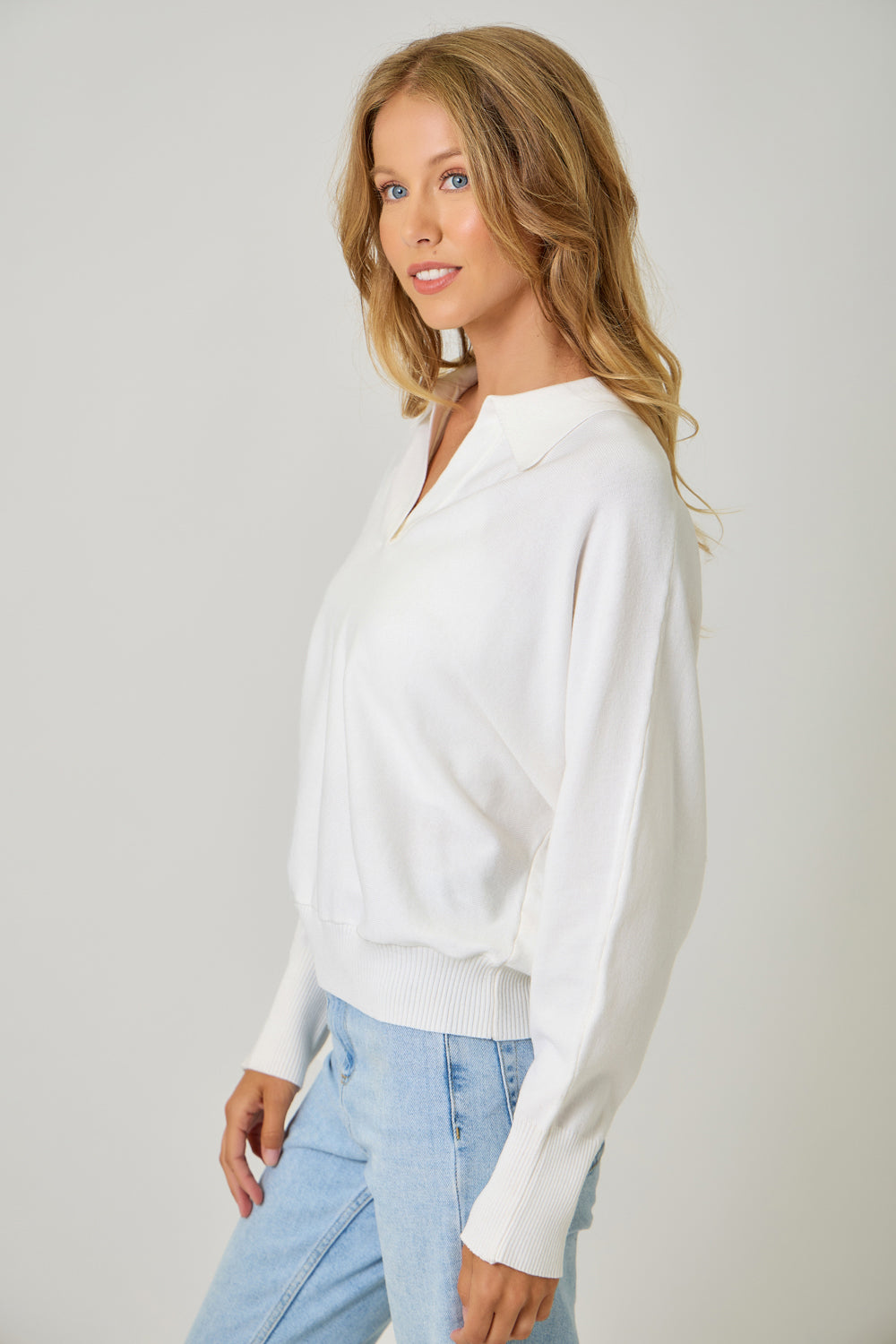 Polo Dolman Sweater