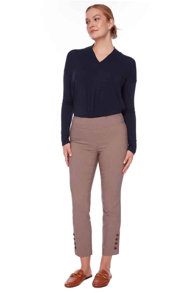 YORK PLAID TECHNO ANKLE PANT