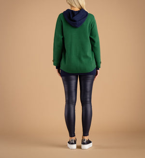 Button Down Shacket | Green