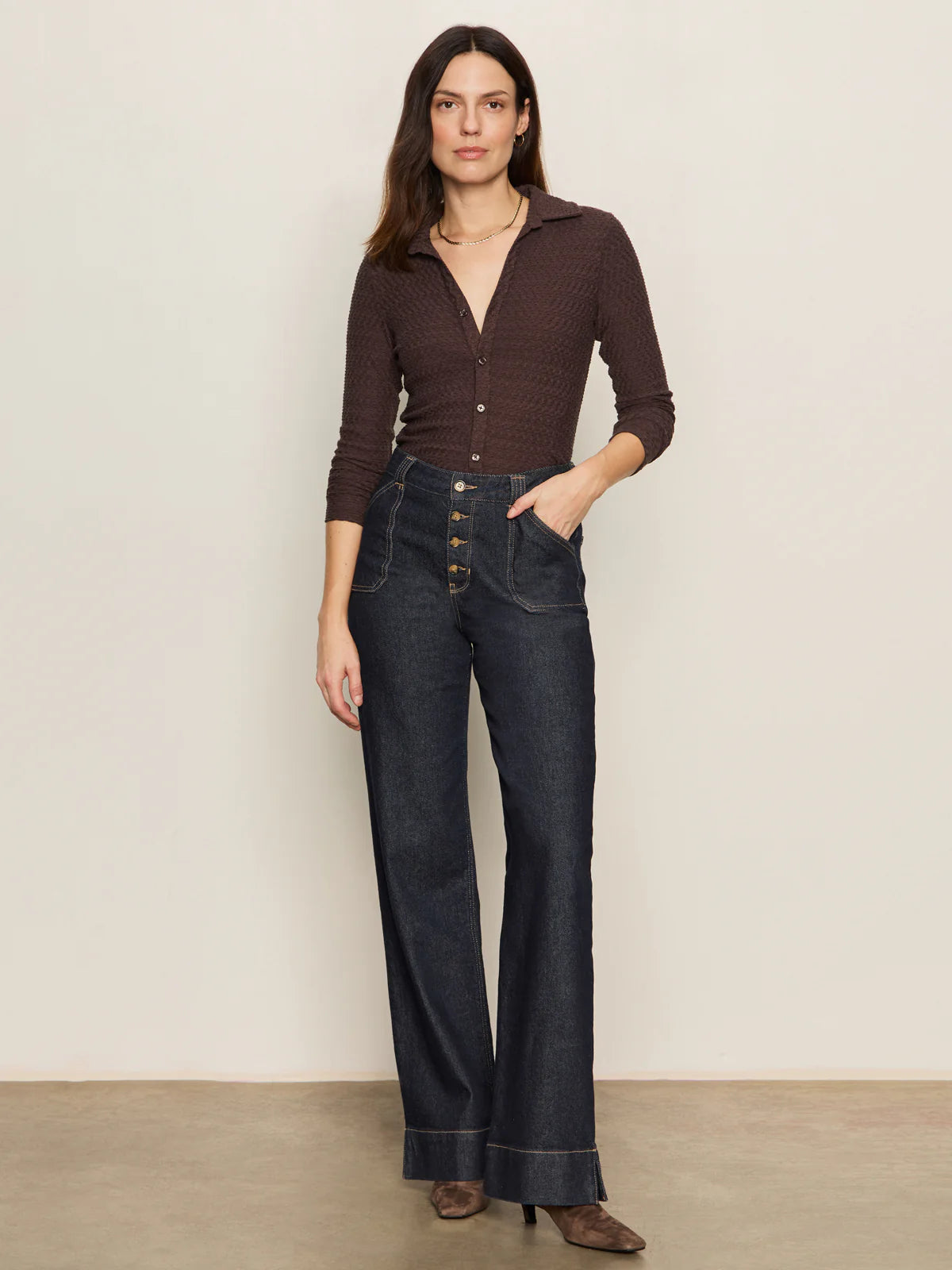 Textured Knit Dreamgirl Top