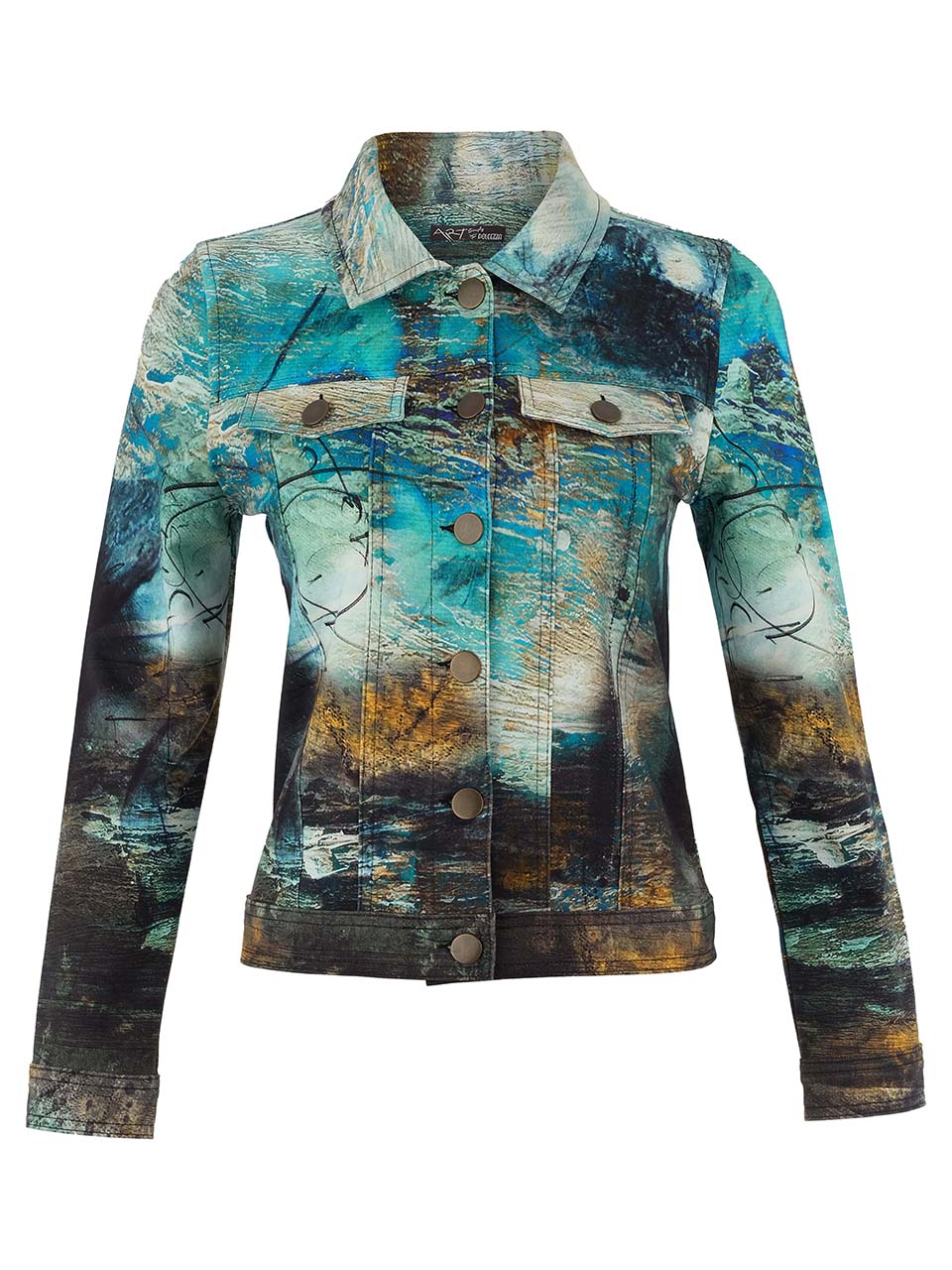 Printed Jean Jacket