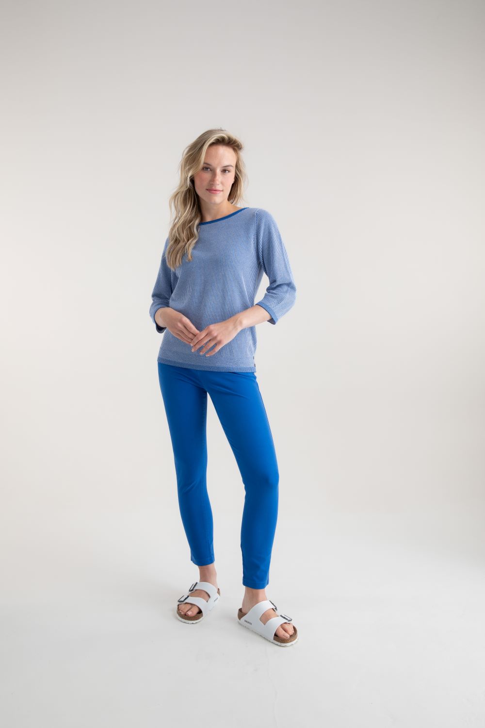 Scoop Neck Rib Sweater