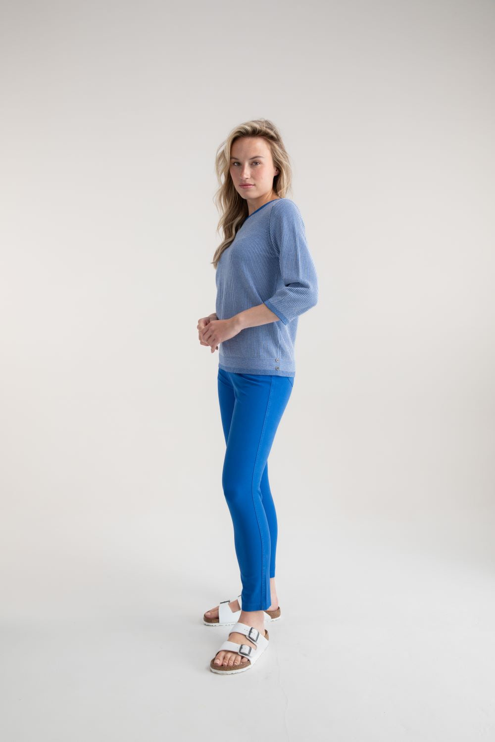 Scoop Neck Rib Sweater