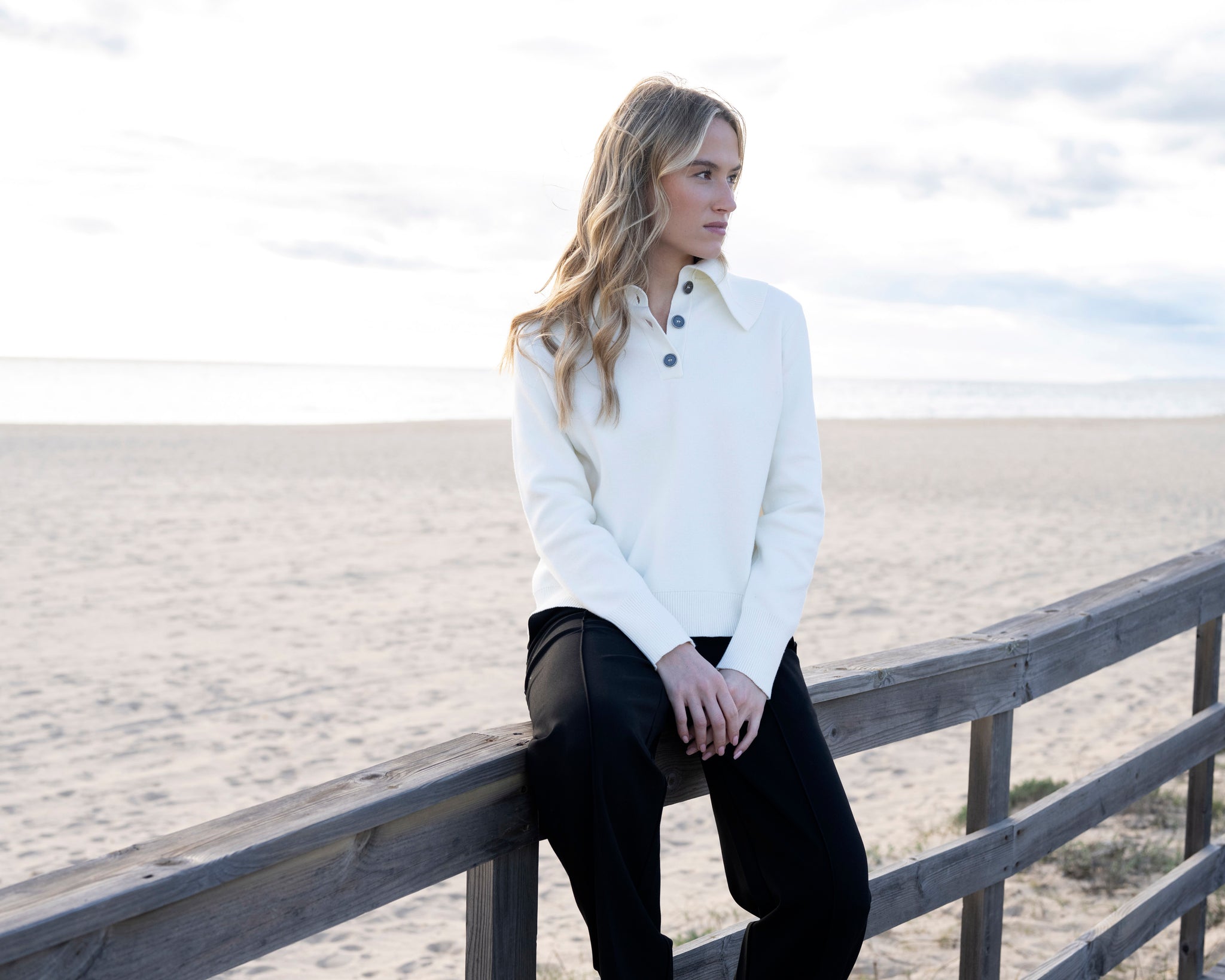 Dramatic Collar Sweater