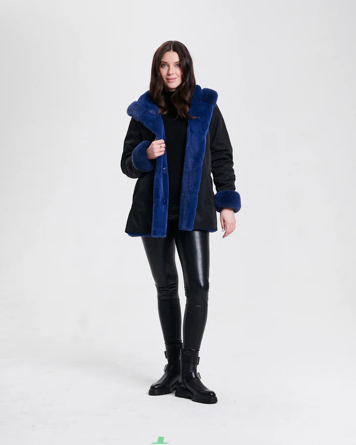 Reversible Hooded Coat