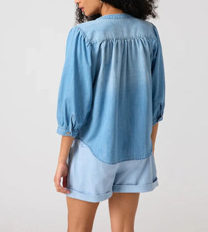 The Femme Shirt Bit Of Blue Wash