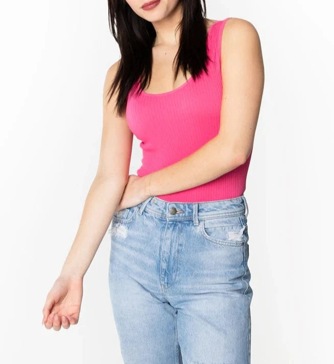 Rib Tank | Fushia