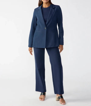 Bryce Woven Blazer Navy Reflection