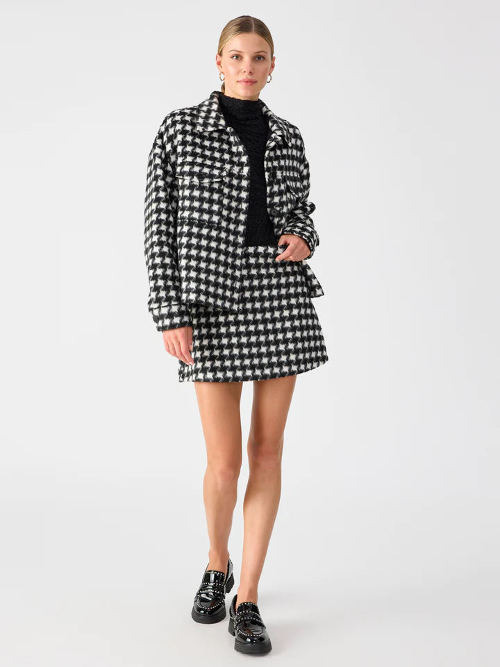 The Shacket | Brushed Houndstooth