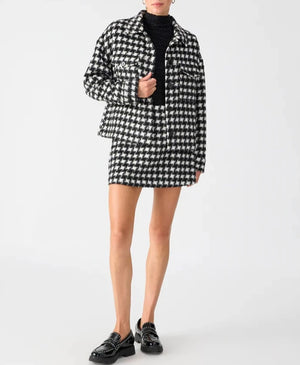 The Shacket | Brushed Houndstooth