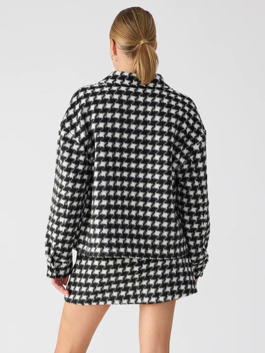 The Shacket | Brushed Houndstooth